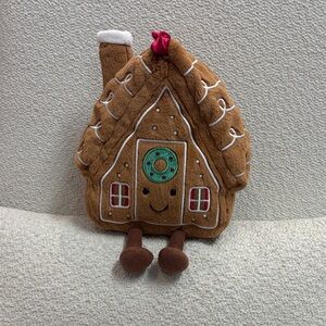 Jellycat Christmas Brown Gingerbread House